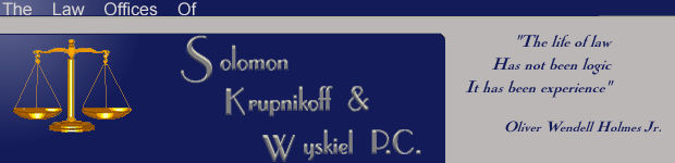Solomon,Krupnikoff & Wyskiel P.C. Attorneys